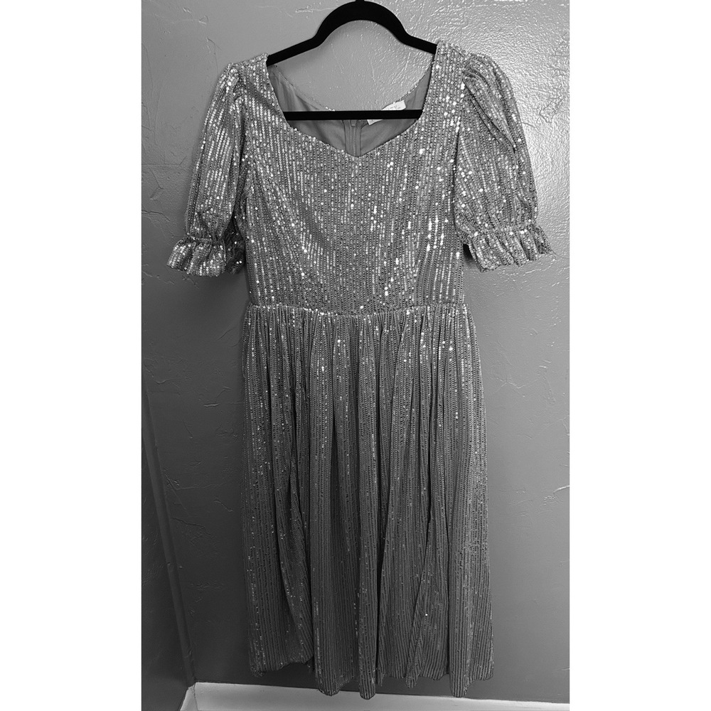 Ivy City sparkly Dress Double Lined. Party, Holliday,‎ event  size 12/14